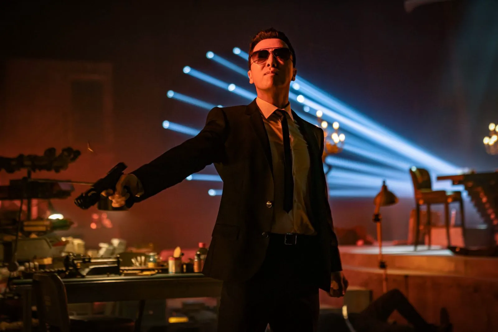 Donnie Yen as Caine in a still from 