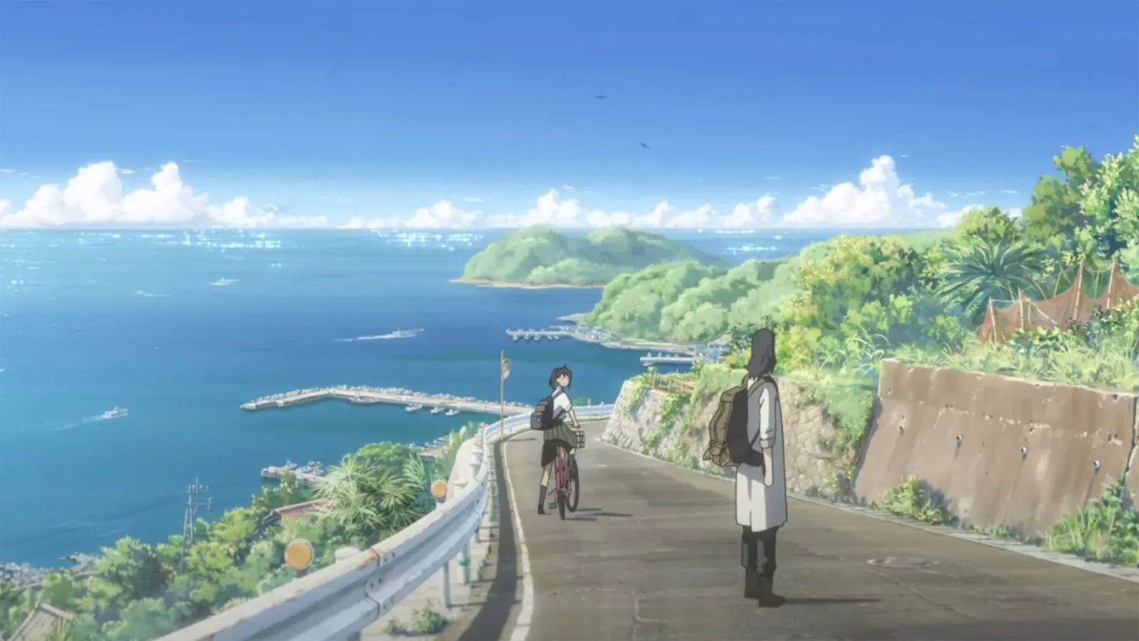 A scene from the anime 