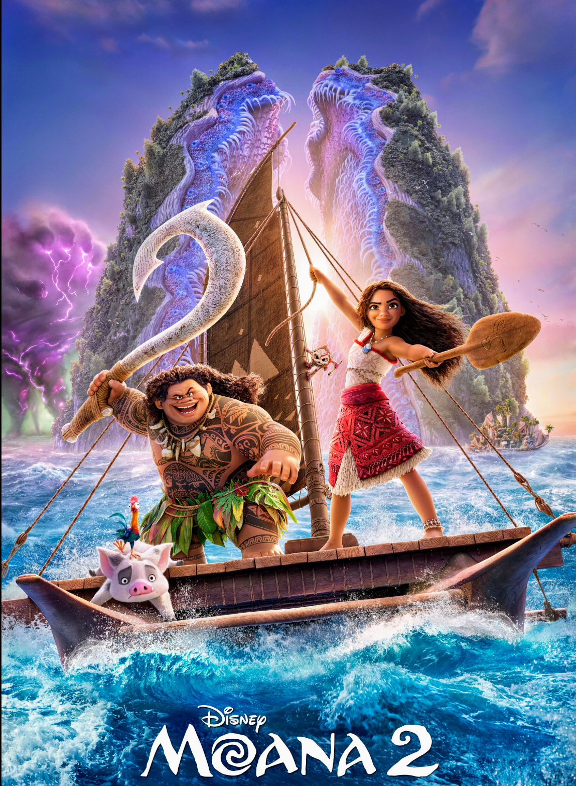 Animated Film *Moana 2*: The Brave Demigod Rides the Waves in Pursuit of Dreams