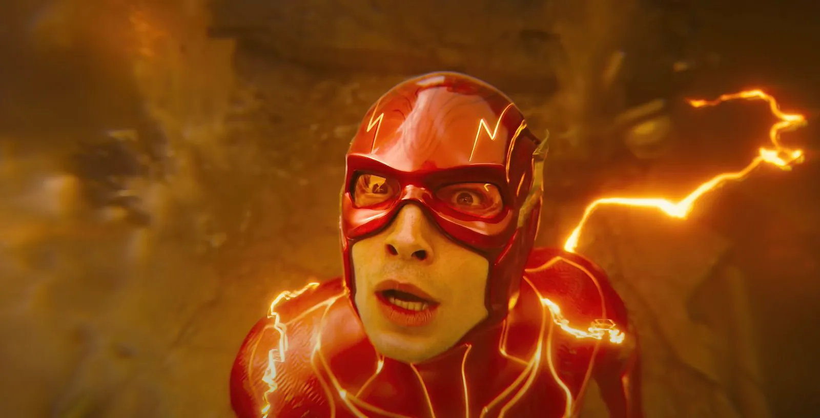Ezra Miller as Barry Allen in a still from 