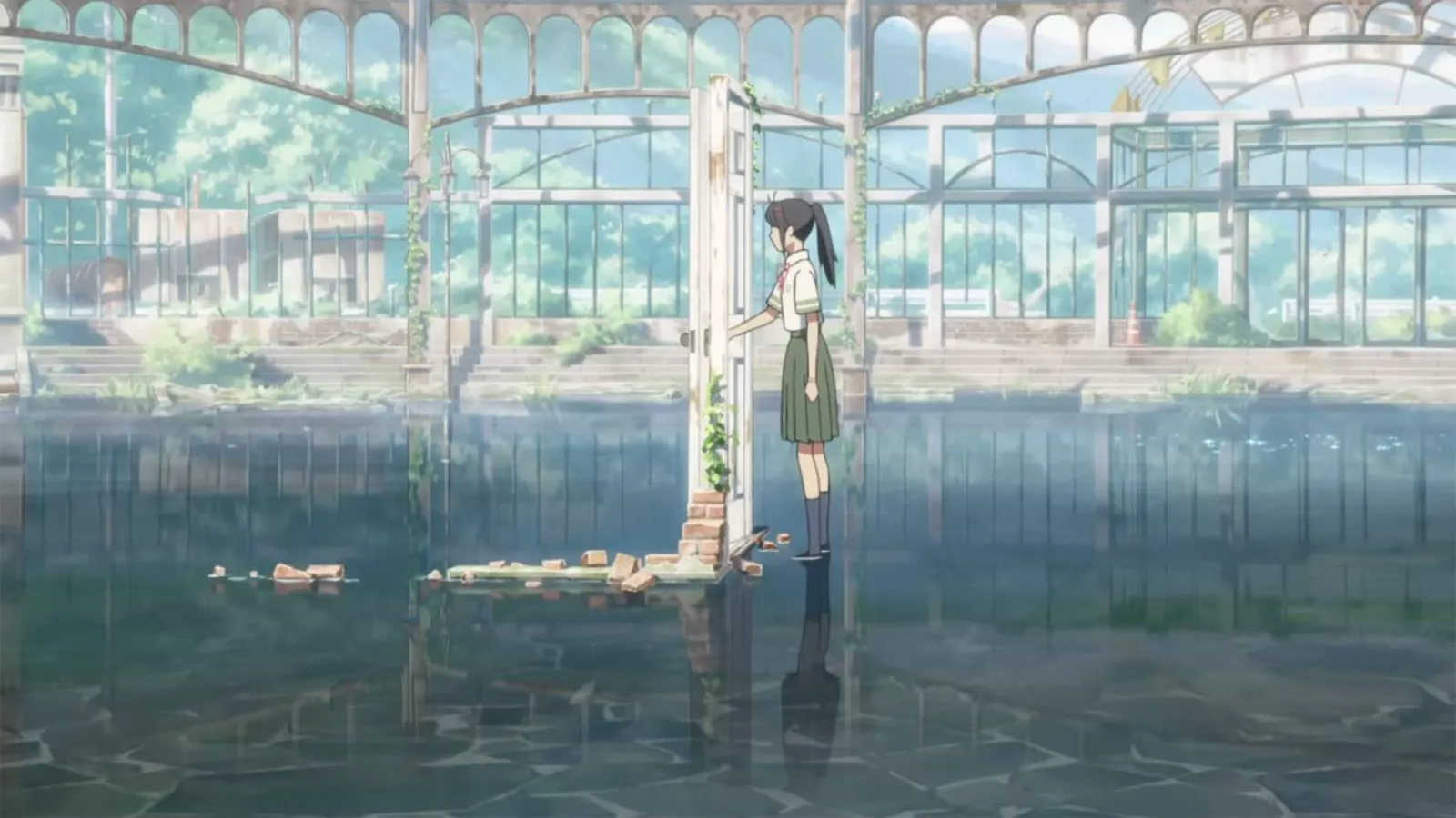 A scene from the anime 