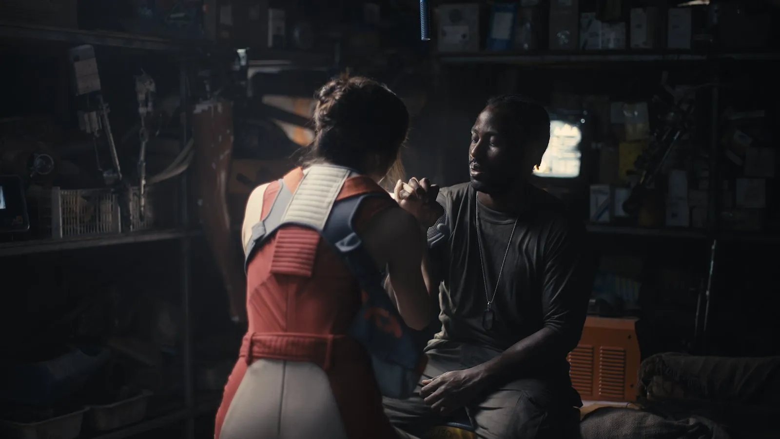 John David Washington as Joshua in a still from 