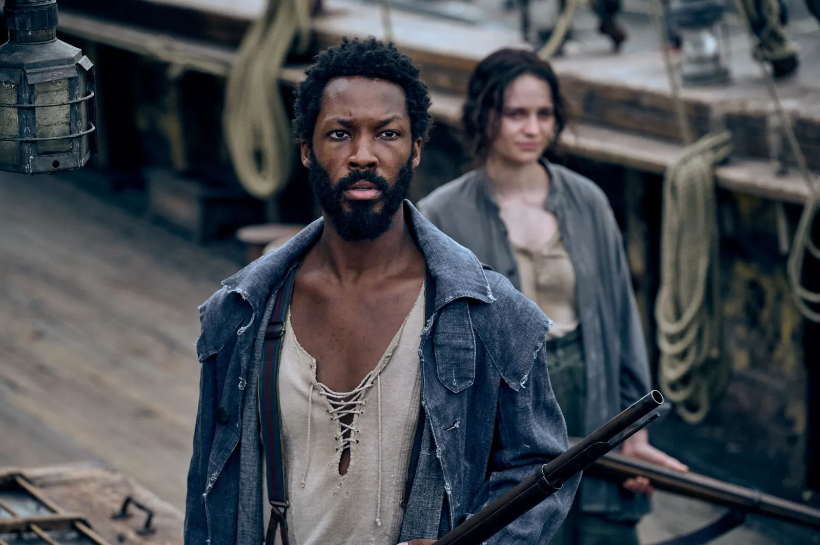 Corey Hawkins as Clemens in a still from 