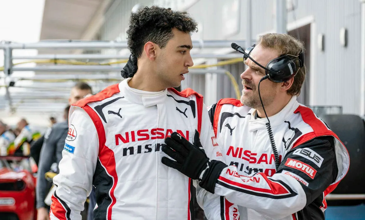 “Gran Turismo” is a fictionalized biopic overloaded with clichés.