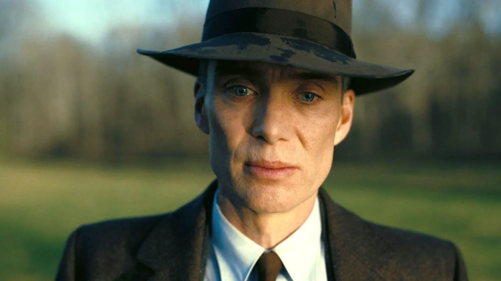 Cillian Murphy as Robert Oppenheimer in a still from the film 