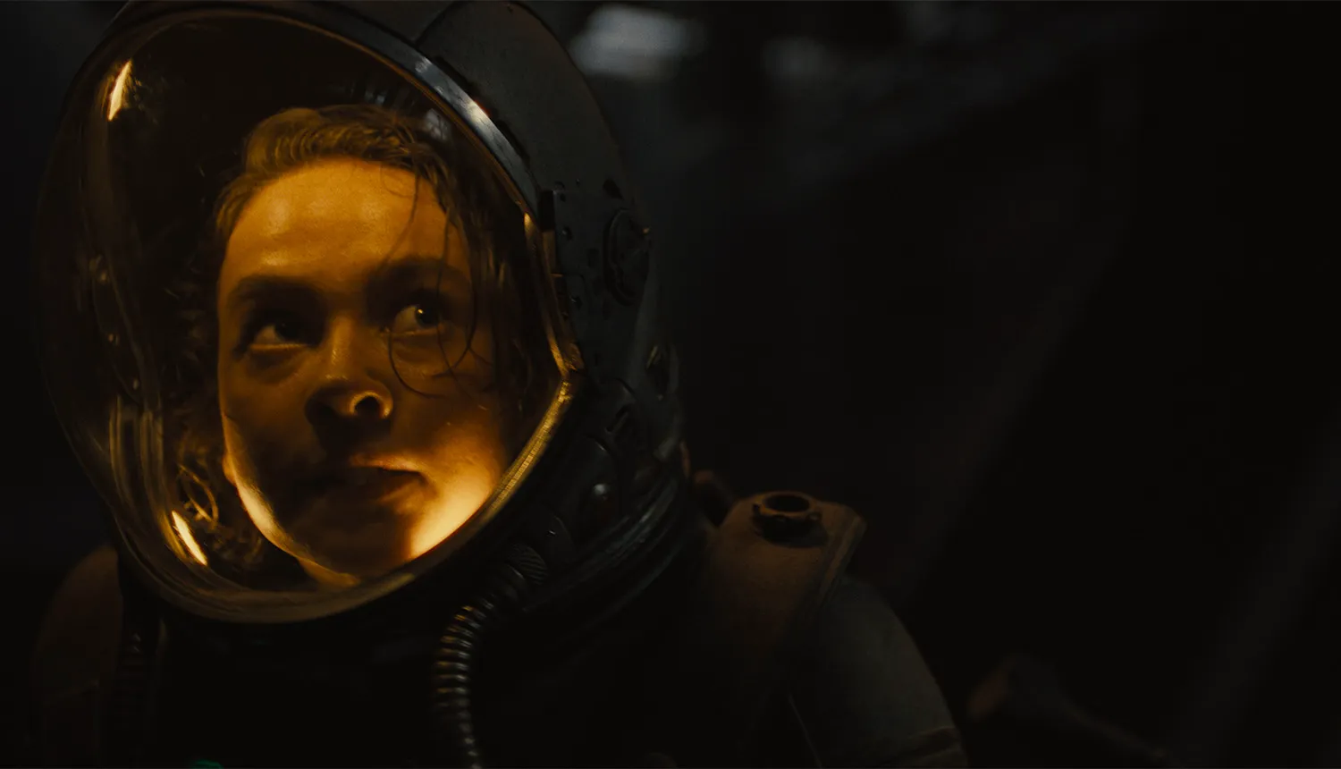Cailee Spaeny as Rain in a still from 